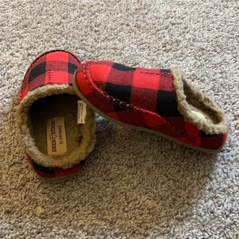 Deer Stags Slipperooz Slippers Size 13